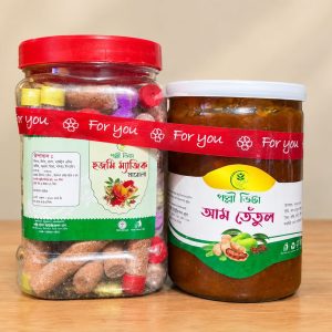 পল্লী ভিটা আম-তেঁতুল চাটনি ও হজমি ম্যাজিক মাসালা কম্বো